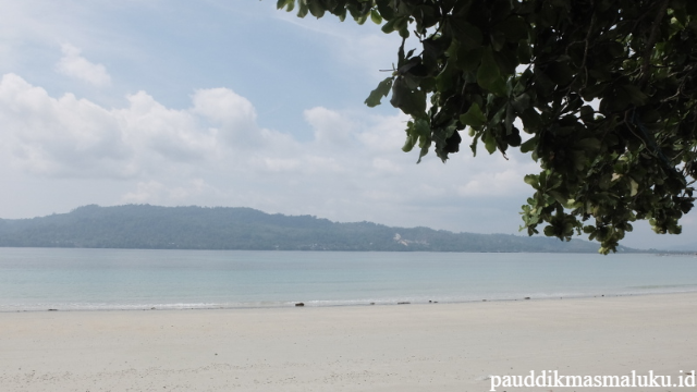 Pesona Pantai Pasir Putih Eksotis di Ambon